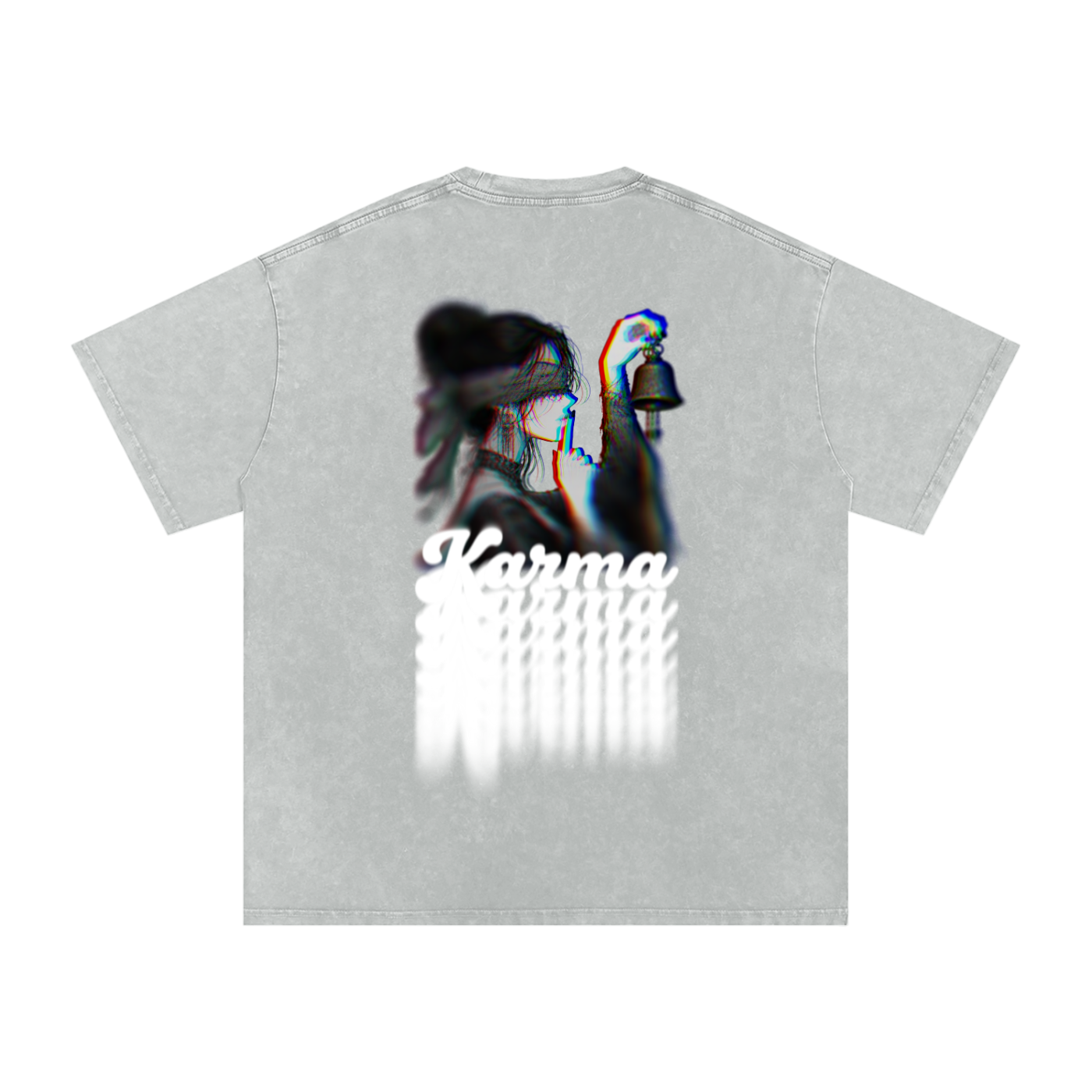 Shh! Oversized T-Shirt | Snow Washed | Karma Worn