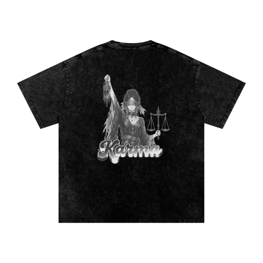 Affect Oversized T-Shirt | Snow Washed | Karma Worn