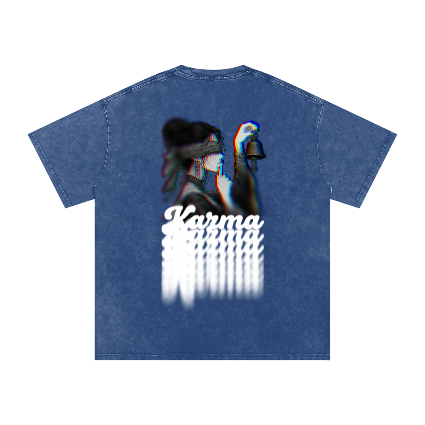 Shh! Oversized T-Shirt | Snow Washed | Karma Worn