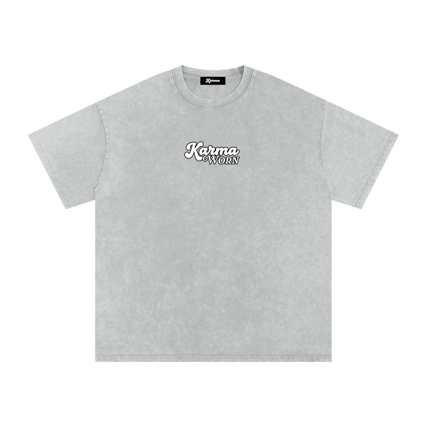 Karma Worn Basics | Snow Washed Oversized T-Shirt