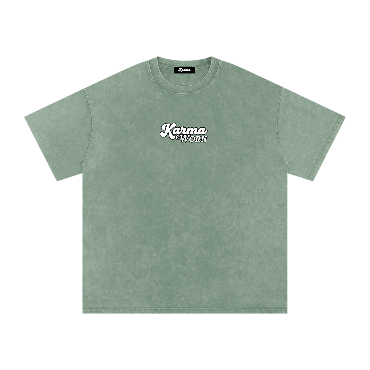 Karma Worn Basics | Snow Washed Oversized T-Shirt