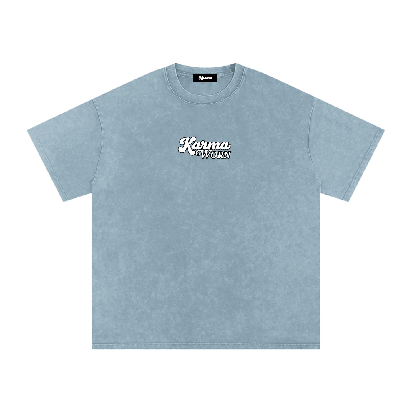 Karma Worn Basics | Snow Washed Oversized T-Shirt