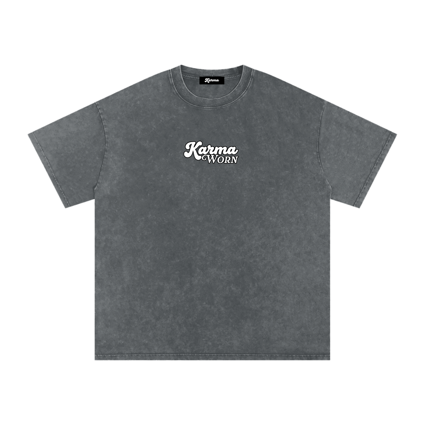 Karma Worn Basics | Snow Washed Oversized T-Shirt