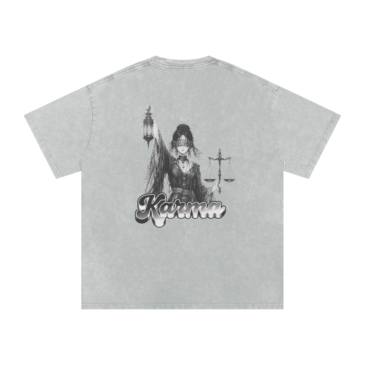 Affect Oversized T-Shirt | Snow Washed | Karma Worn